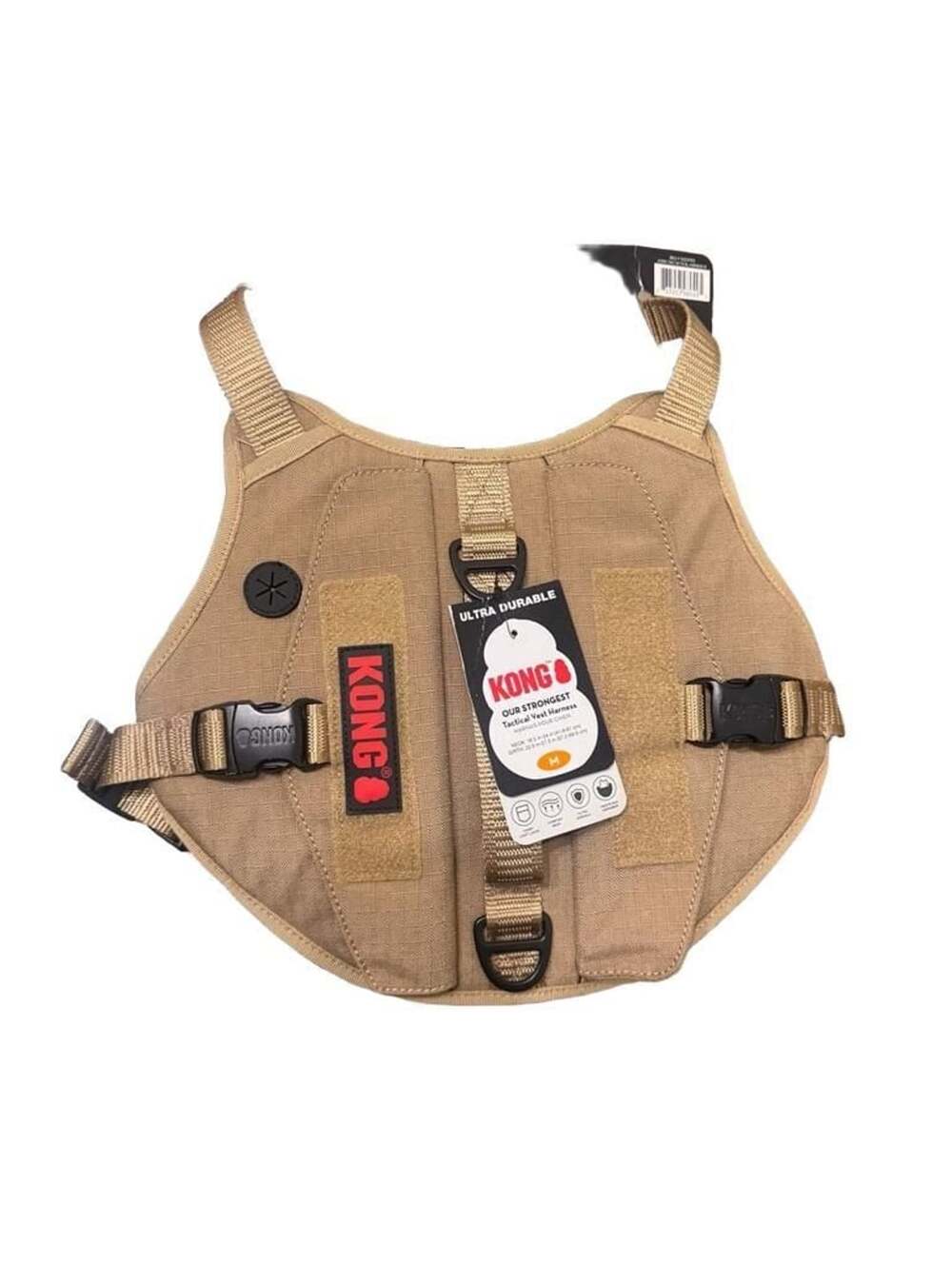 KONG Tactical Vest Harness Size Medium Coyote Brown New